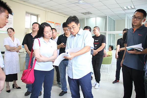督查组详细考察“健康黄骅 品质医疗”项目整体建设情况